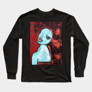 Turquoise Girl Long Sleeve T-Shirt